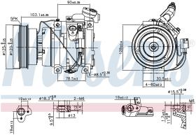 Nissens 89576 - COMPRESOR TOYOTA RAV 4 II(#A20)(00-