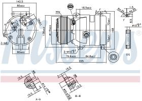 Nissens 89587 - COMPRESOR RENAULT LAGUNA II(01-)1.9