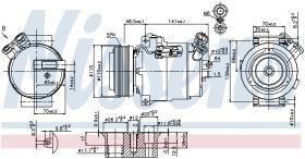 Nissens 89592 - COMPRESOR VAUXHALL ZAFIRA A(99-)1.6