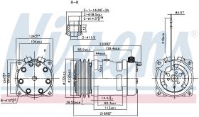 Nissens 89616 - UNIVERSAL COMPRESSOR