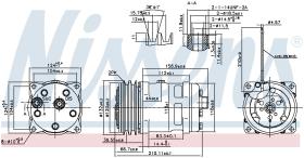Nissens 89646 - COMPRESOR CASE IH C (77-) 1055