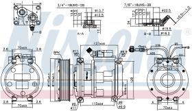Nissens 89752 - COMPRESOR JOHN DEERE 444H.