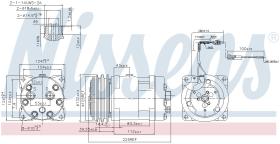 Nissens 89776 - UNIVERSAL COMPRESSOR