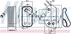 Nissens 90689 - RADIADOR ACEITE BMW Z4 E89(09-)SDRI
