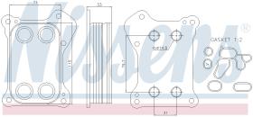 Nissens 90739 - RADIADOR ACEITE VAUXHALL MERIVA B(1