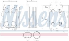 Nissens 90740 - RADIADOR ACEITE FIAT SCUDO(270)(07-