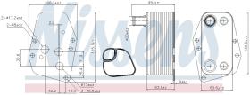 Nissens 90904 - RADIADOR ACEITE BMW X3 E83(04-)X3 2