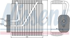 Nissens 92161 - EVAPORADOR SEAT ALHAMBRA (7V)(96-)1
