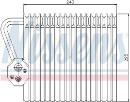 Nissens 92167 - EVAPORADOR RENAULT MEGANE II(02-)2.