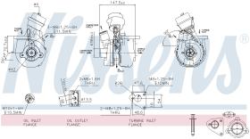 Nissens 93226 - TURBO OPEL ASTRA H(04-)1.3 CDTI