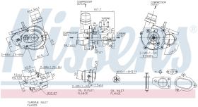 Nissens 93275 - TURBO DACIA LOGAN I(04-)1.5 DCI