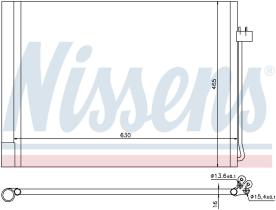 Nissens 940058 - CONDENSADOR BMW X5 E70(07-)X5 48I