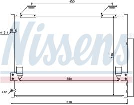 Nissens 940083 - CONDENSADOR TOYOTA HI-LUX VII(AN10.