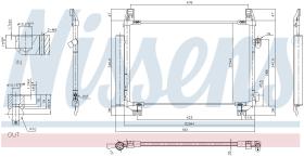 Nissens 940085 - CONDENSADOR TOYOTA YARIS/ECHO III(#