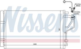Nissens 940268 - CONDENSADOR HYUNDAI I30(GD)(12-)1.6