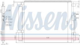 Nissens 940391 - CONDENSADOR HYUNDAI SANTA FE(DM)(12