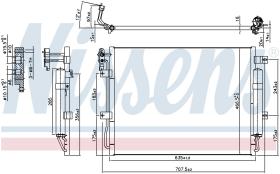 Nissens 940406 - CONDENSADOR RANGE ROVER SPORT(L320)