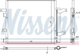 Nissens 940536 - CONDENSADOR JAGUAR XF(X250)(08-)3.0