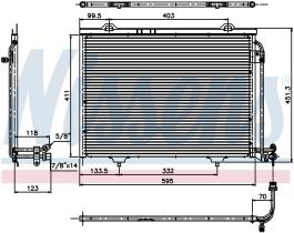 Nissens 94282 - CONDENSADOR MERCEDES CLK-CLASS W 20
