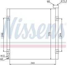Nissens 94290 - CONDENSADOR HONDA HR-V(GH)(98-)1.6