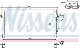Nissens 94356 - CONDENSADOR DODGE COLT (92-)1.5 I 1