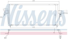Nissens 94494 - CONDENSADOR NISSAN ALMERA(N15)(95-)