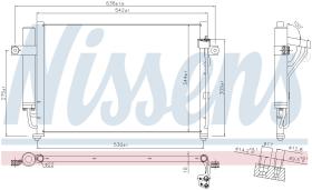 Nissens 94646 - CONDENSADOR HYUNDAI GETZ(TB)(02-)1.
