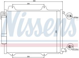 Nissens 94754 - CONDENSADOR SUBARU JUSTY III(G3X)(0