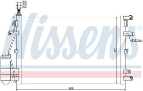 Nissens 94937 - CONDENSADOR VOLVO XC 90 I(02-)2.5 T