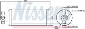Nissens 95976 - FILTRO A/C UNIVERSAL UNIVERSAL DRYE