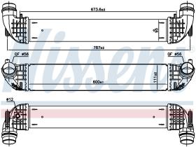 Nissens 96140 - INTERCOOLER OPEL ASTRA K(15-)1.4 T