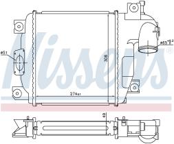 Nissens 961424 - INTERCOOLER TOYOTA HI-LUX VII(AN10.