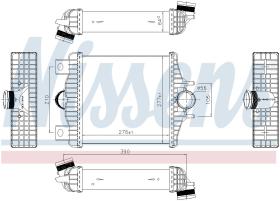 Nissens 961427 - INTERCOOLER RANGE ROVER SPORT(L494)