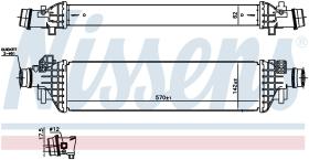 Nissens 961444 - INTERCOOLER OPEL MOKKA(13-)1.4 I 16