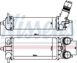 Nissens 961509 - INTERCOOLER FORD TRANSIT/TOURNEO CO