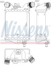 Nissens 96168 - INTERCOOLER FIAT 500(312)(07-)1.4 I