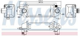 Nissens 96171 - INTERCOOLER LAND ROVER FREELANDER I