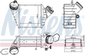 Nissens 96176 - INTERCOOLER VOLKSWAGEN BEETLE (9C1.