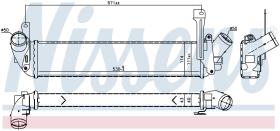 Nissens 96198 - INTERCOOLER RENAULT KANGOO I(98-)1.