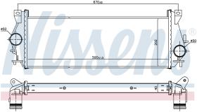 Nissens 96199 - INTERCOOLER LAND ROVER DEFENDER(LD)