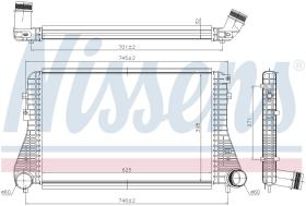 Nissens 96234 - INTERCOOLER VOLKSWAGEN TOURAN(1T3)(