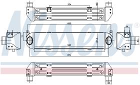 Nissens 96243 - INTERCOOLER RANGE ROVER SPORT(L320)