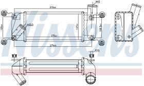 Nissens 96263 - INTERCOOLER TOYOTA AURIS(E18#)(12-)