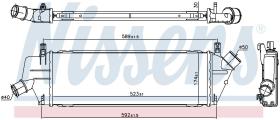 Nissens 96307 - INTERCOOLER NISSAN MICRA/MARCH(K12)