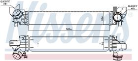 Nissens 96378 - INTERCOOLER BMW X2 F39(16-)X2 18I