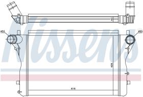 Nissens 96420 - INTERCOOLER AUDI A 3/S 3(8P)(03-)S3
