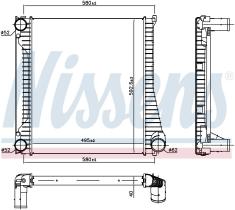Nissens 96422 - INTERCOOLER RANGE ROVER SPORT(L320)