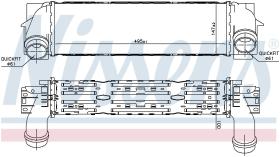Nissens 96439 - INTERCOOLER ALPINA XD3(F25)3.0 I BI