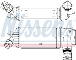 Nissens 96467 - INTERCOOLER PEUGEOT EXPERT II(VF3)(