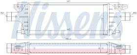Nissens 96484 - INTERCOOLER FIAT SEDICI(06-)2.0 JTD